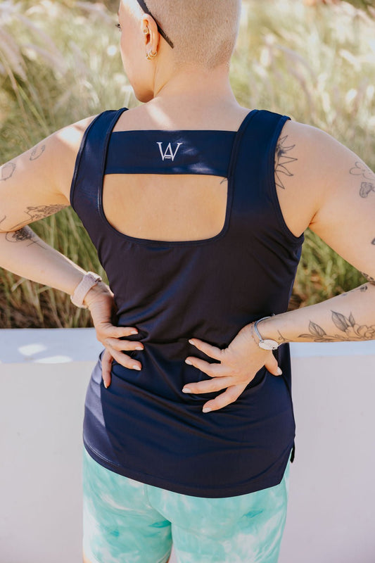CAMISOLE SPORT KATE - NAVY - WILL&YOU