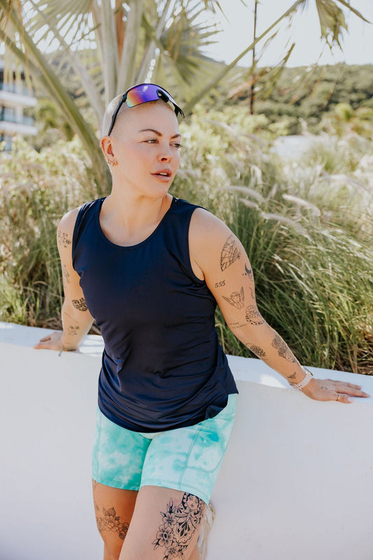 CAMISOLE SPORT KATE - NAVY - WILL&YOU