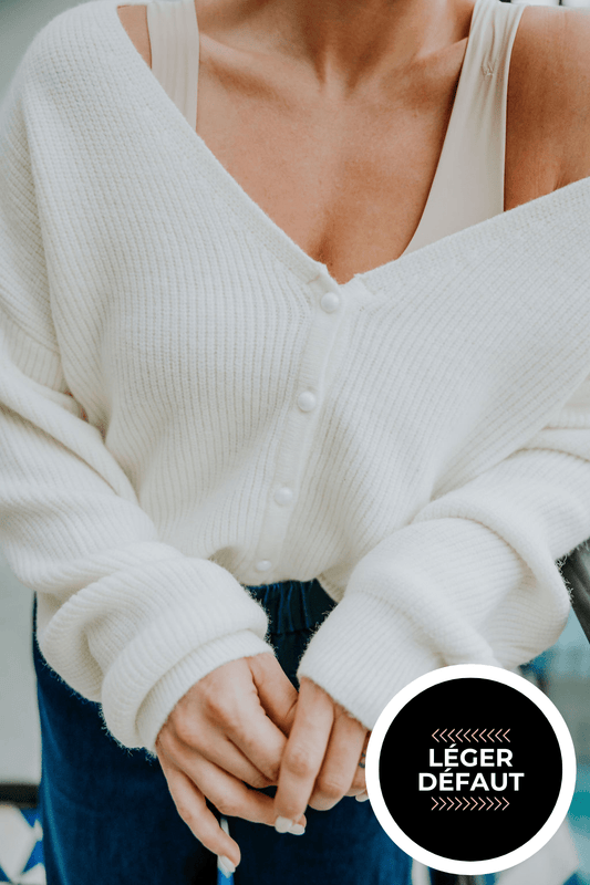 CARDIGAN JACKIE "LÉGER DÉFAUT" - WILL&YOU