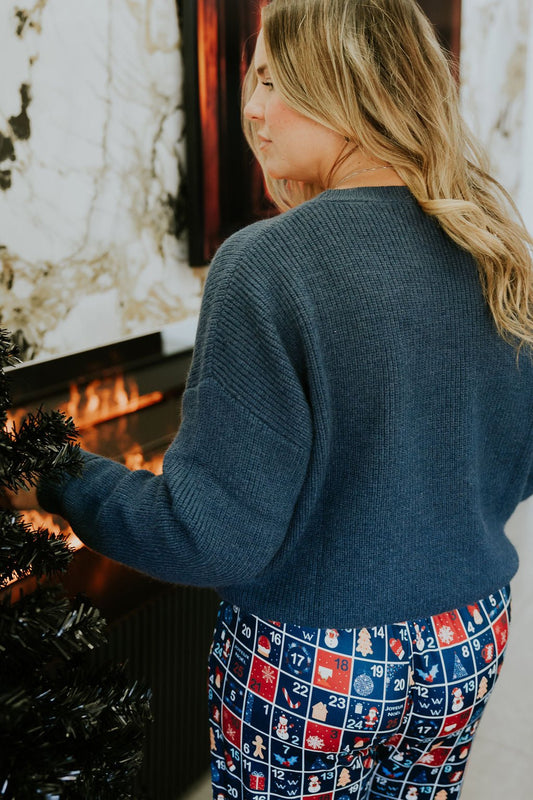 CHANDAIL LAINAGE SAPHIR - NAVY - WILL&YOU