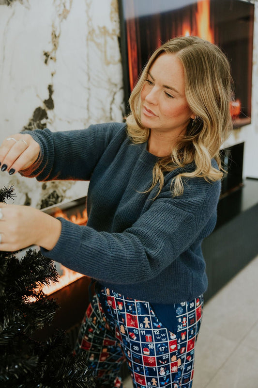 CHANDAIL LAINAGE SAPHIR - NAVY - WILL&YOU