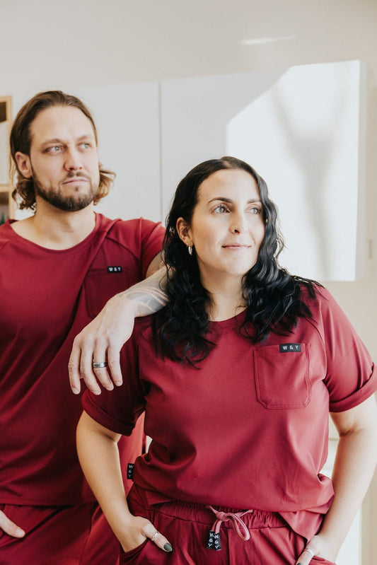 HAUT D'UNIFORME SHEPHERD - BOURGOGNE - WILL&YOU