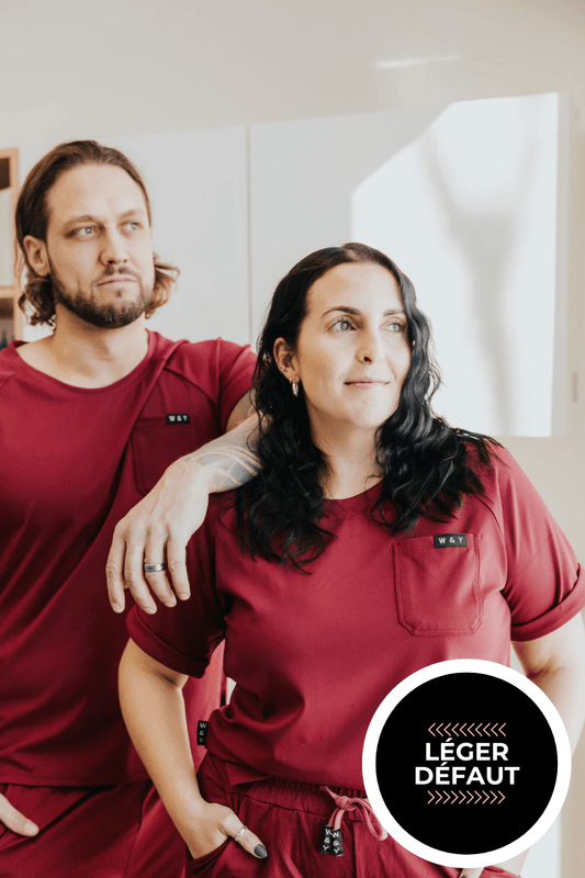 HAUT D'UNIFORME SHEPHERD - BOURGOGNE - "LÉGER DÉFAUT" - WILL&YOU