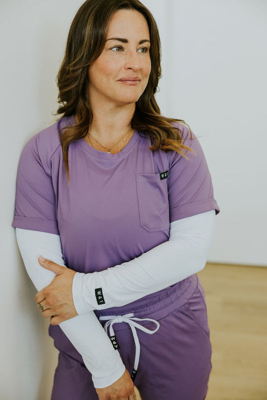 HAUT D'UNIFORME SHEPHERD - MAUVE - WILL&YOU