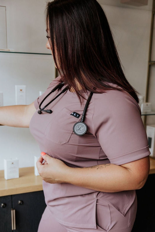 HAUT D'UNIFORME SHEPHERD - VIEUX MAUVE - WILL&YOU