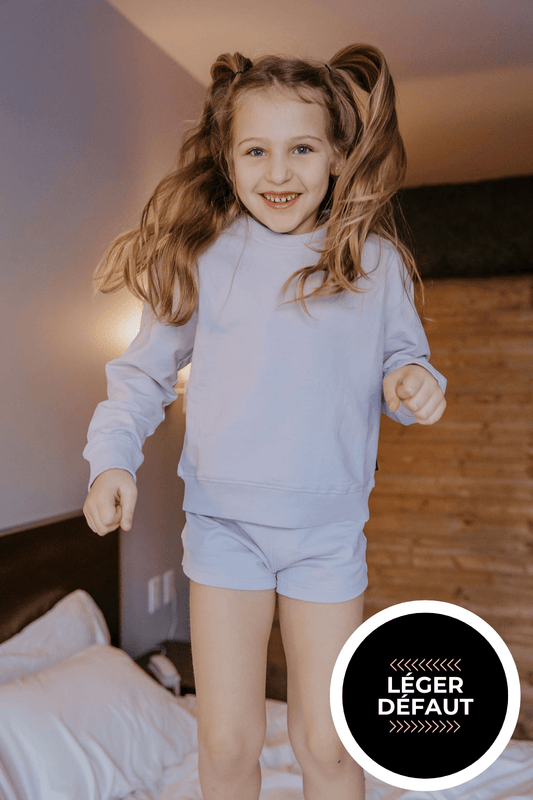 MATCHING SET LEE (ENFANT) - MAUVE - "LÉGER DÉFAUT" - WILL&YOU