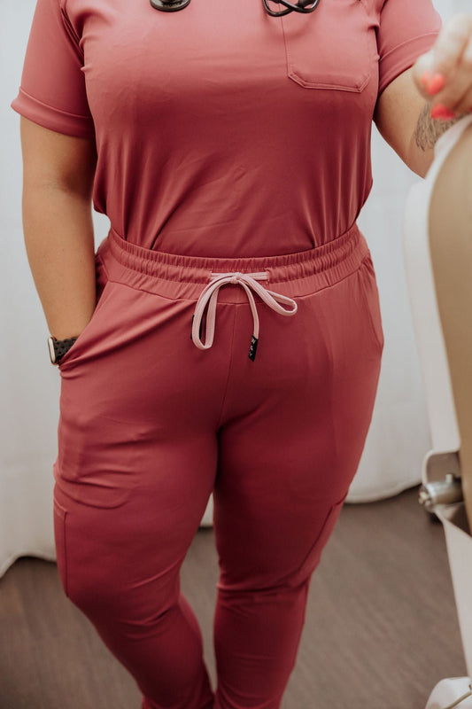 PANTALON D'UNIFORME SHEPHERD - FRAMBOISE - WILL&YOU