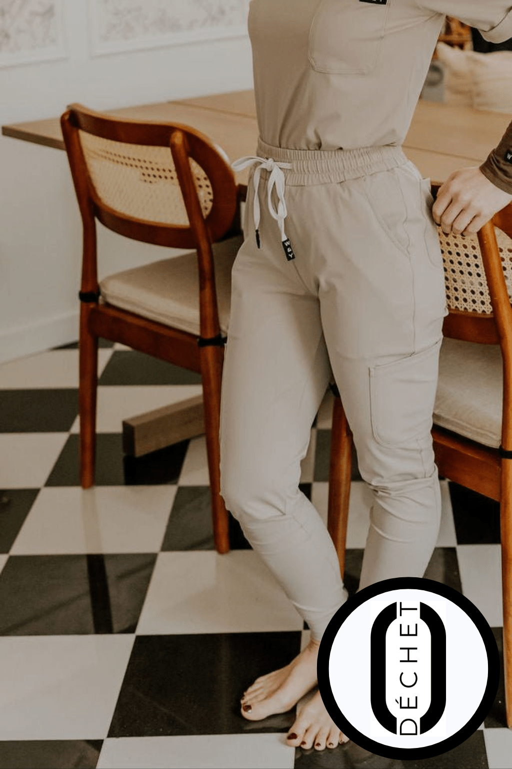 PANTALON D'UNIFORME SHEPHERD -GREIGE- | ZÉRO DÉCHET | - WILL&YOU