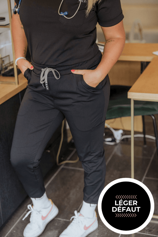 PANTALON D'UNIFORME SHEPHERD -NOIR- "LÉGER DÉFAUT" - WILL&YOU