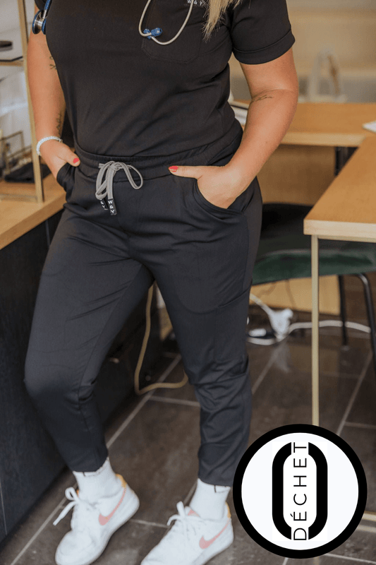 PANTALON D'UNIFORME SHEPHERD - NOIR - | ZÉRO DÉCHET | - WILL&YOU