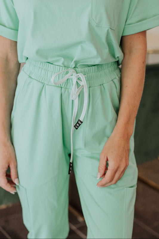PANTALON D'UNIFORME SHEPHERD - TURQUOISE - WILL&YOU