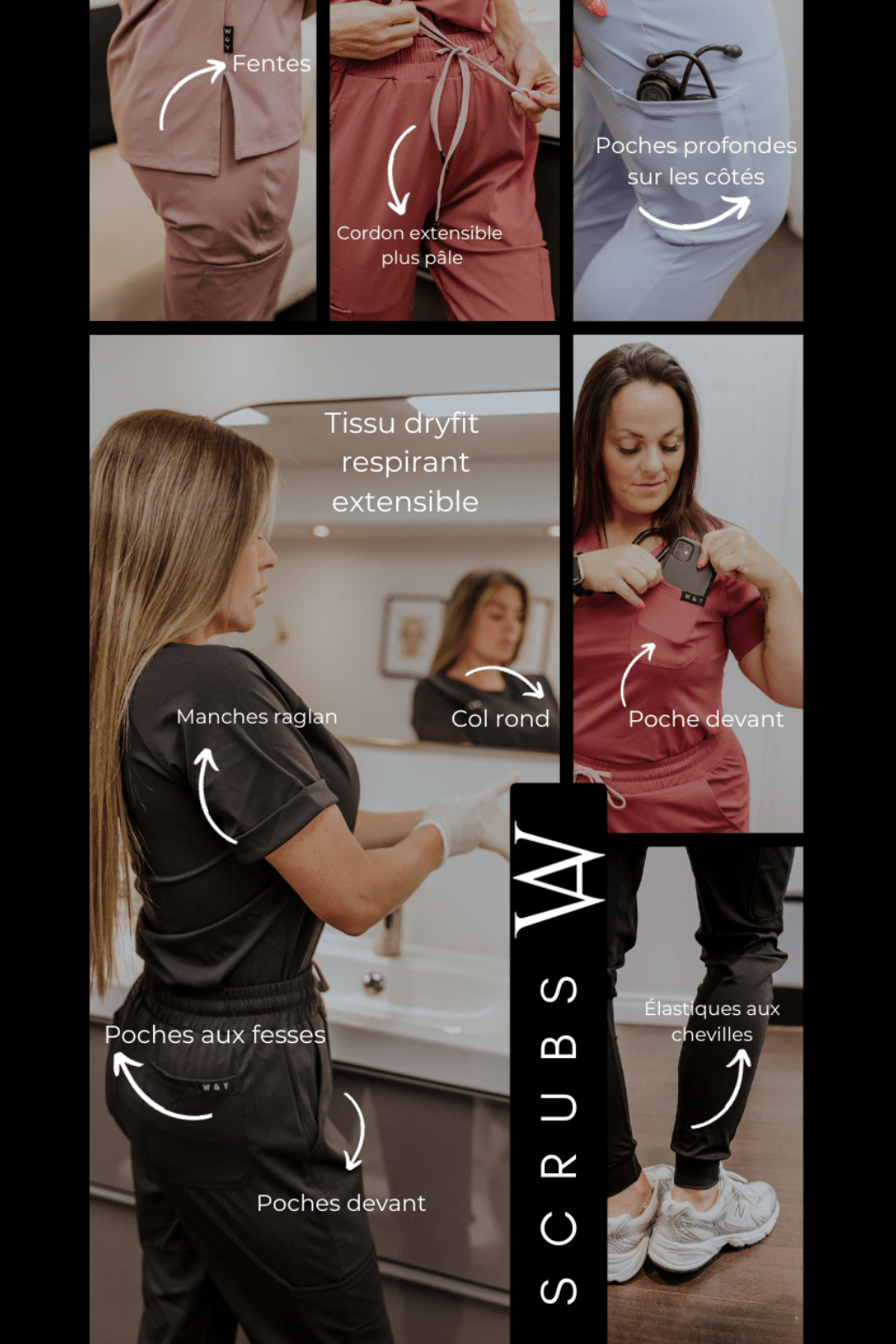 PANTALON D'UNIFORME SHEPHERD - VIEUX MAUVE - WILL&YOU
