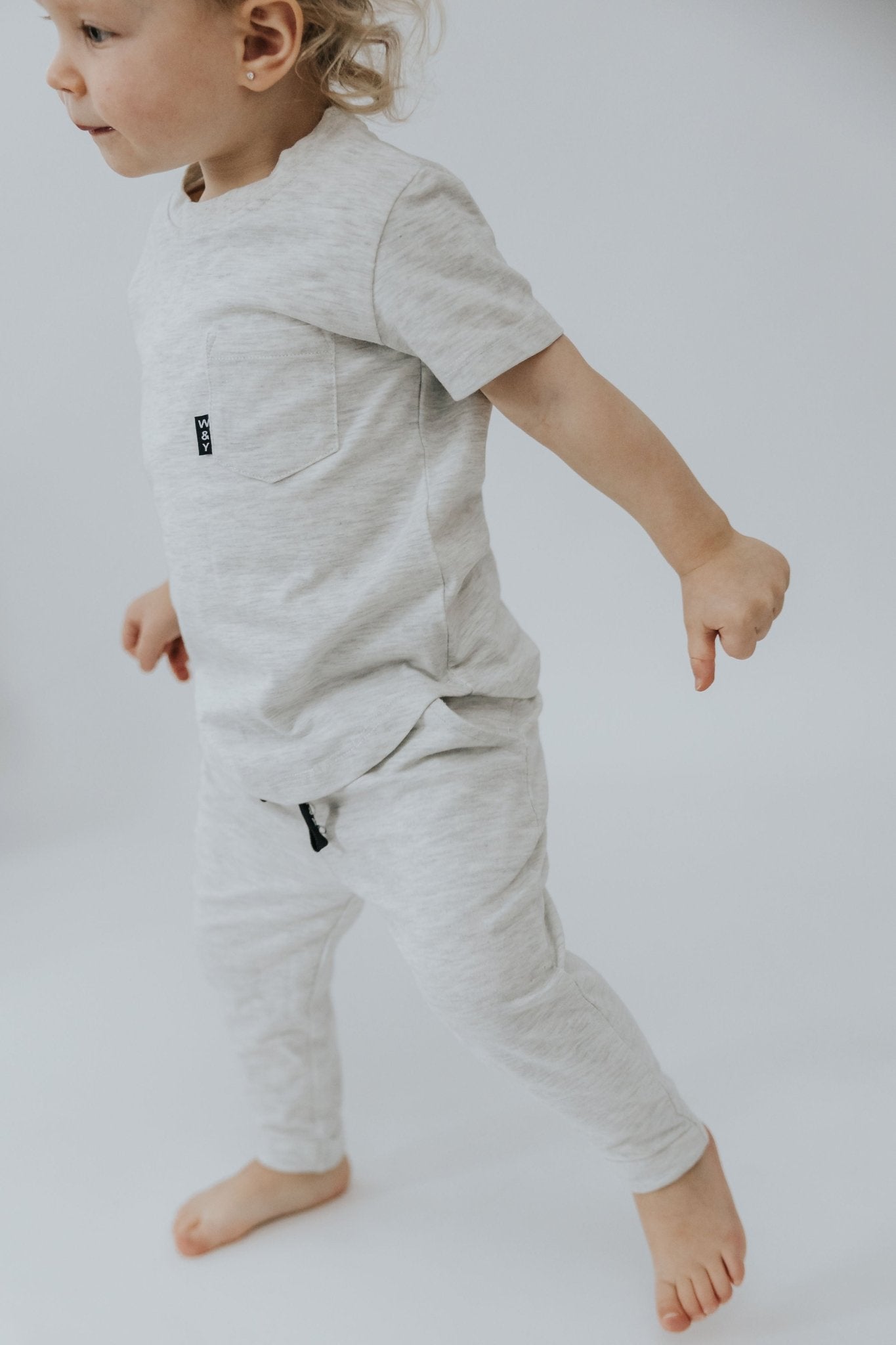 PANTALON MIX&MATCH 2.0 - GRIS CHINÉ - WILL&YOU