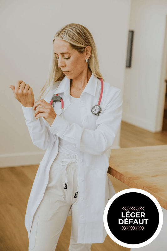 SARRAU PROFESSIONNEL HUNT - BLANC - "LÉGER DÉFAUT" - WILL&YOU