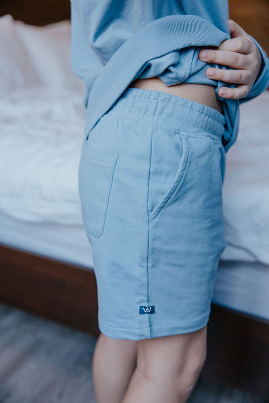 SHORT LEE (ENFANT) - BLEU - WILL&YOU