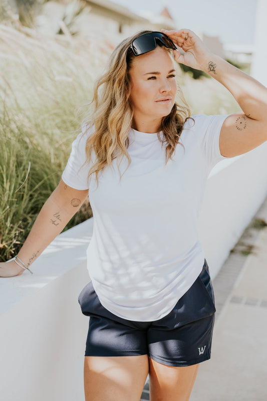 T - SHIRT BASIC DRYFIT (FEMME) - BLANC - WILL&YOU