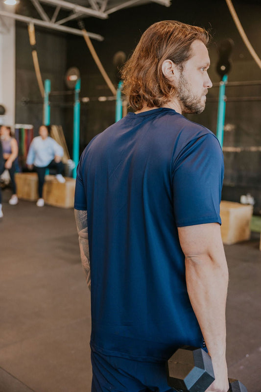 T - SHIRT SPORT JACK (ADULTE) - NAVY - WILL&YOU