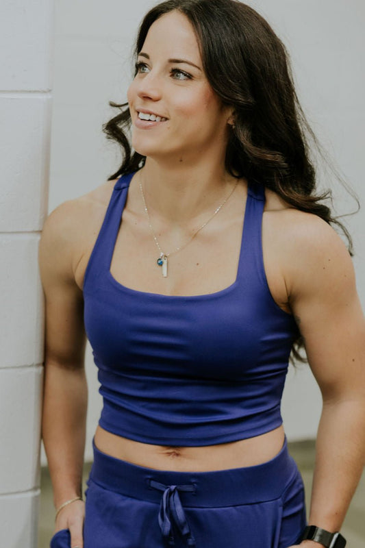 TOP SPORT ISA - BLEU MAUVE - WILL&YOU