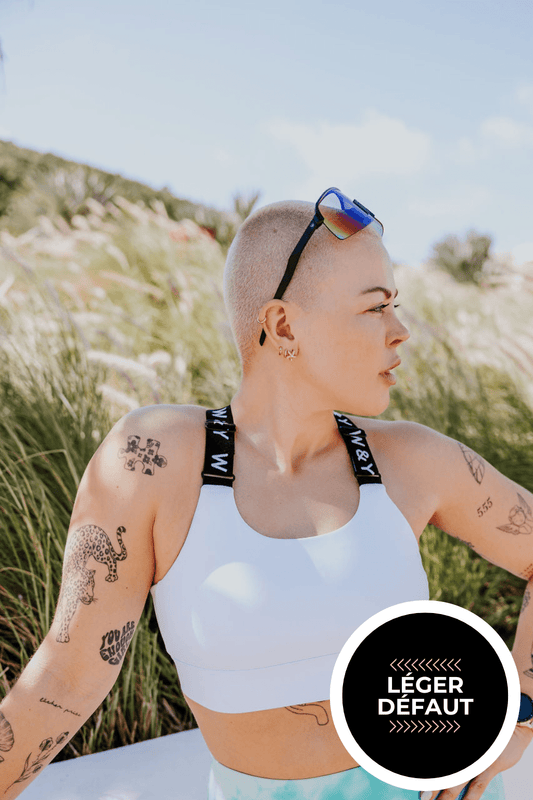 TOP SPORT VICKY - BLANC - "LÉGER DÉFAUT" - WILL&YOU