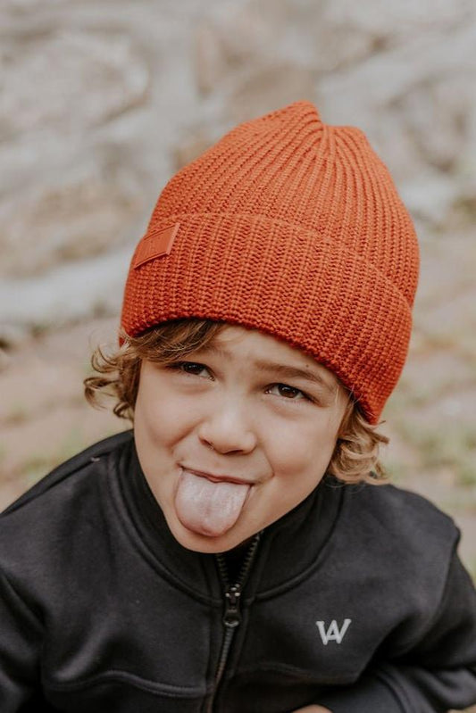 TUQUE SPENCER (ENFANT & ADULTE) - CHILI PEPPER - WILL&YOU