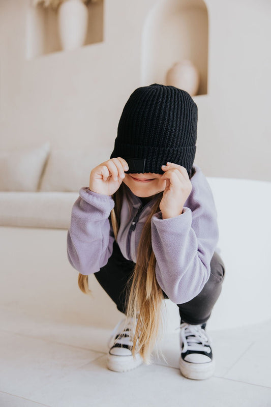 TUQUE SPENCER (ENFANT) - NOIR - WILL&YOU