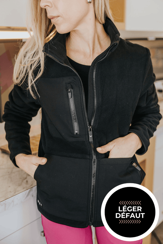 VESTE O'MALLEY - NOIR - "LÉGER DÉFAUT" - WILL&YOU