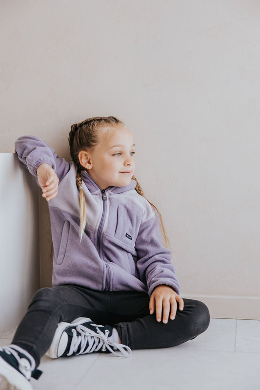VESTE POLAR PAOLO (ENFANT) - LILAS - WILL&YOU