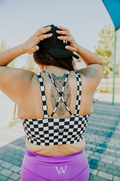 TOP SPORT ELISA COLLAB MEL TACOS -DAMIER-