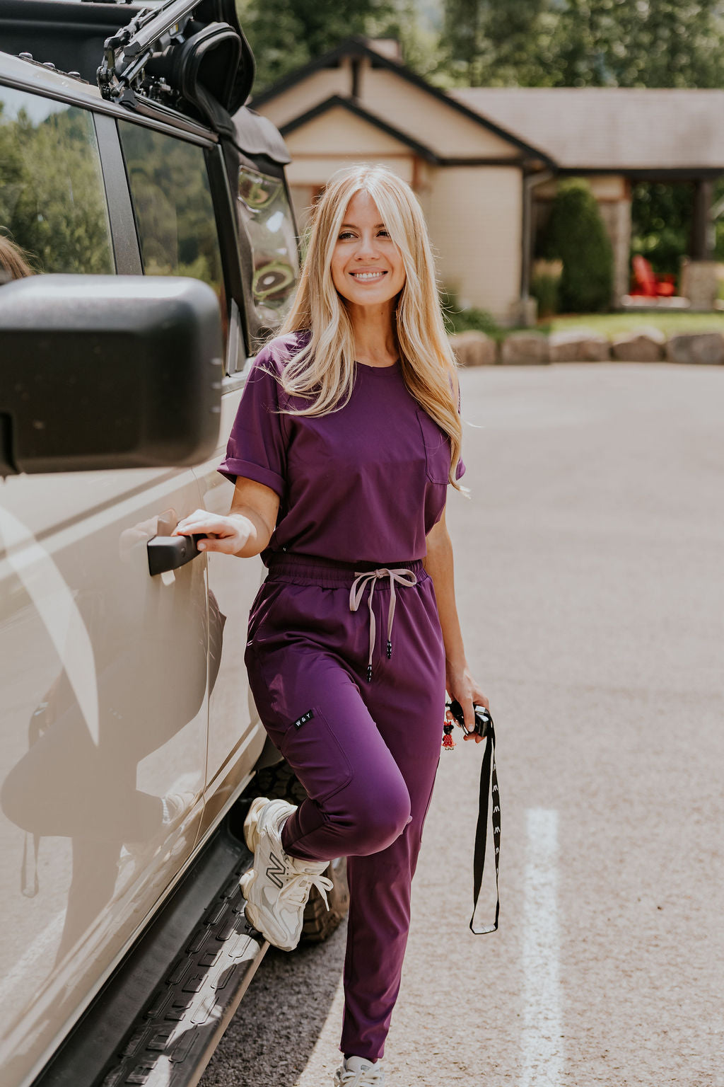 PANTALON D'UNIFORME SHEPHERD -RAISIN-