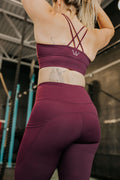 LEGGING SPORT ROXANNE -MAUVE-