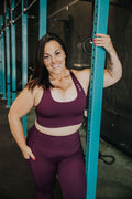 LEGGING SPORT ROXANNE -MAUVE-