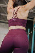 LEGGING SPORT ROXANNE -MAUVE-