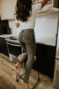 JEANS ÉMILIE -GRIS DÉLAVÉ-