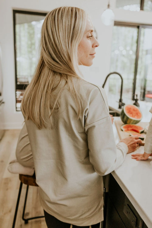 CREWNECK KIRSTEN (VERSION ADULTE) -CRÈME-