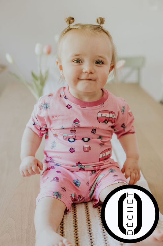 ENSEMBLE CAMPING -ROSE- | ZÉRO DÉCHET |