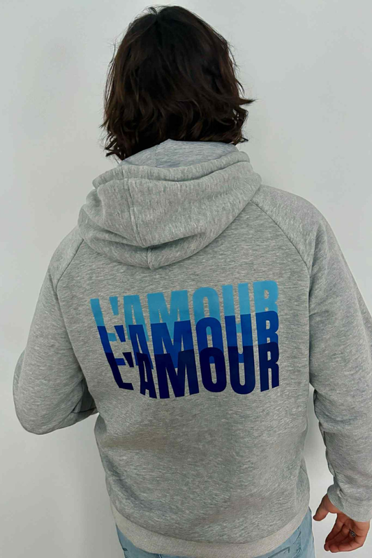 HOODIE WILLIAM CLOUTIER -L'AMOUR BLEU-