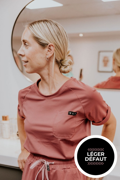 SHEPHERD UNIFORM TOP -RASPBERRY- "SLIGHT DEFECT"