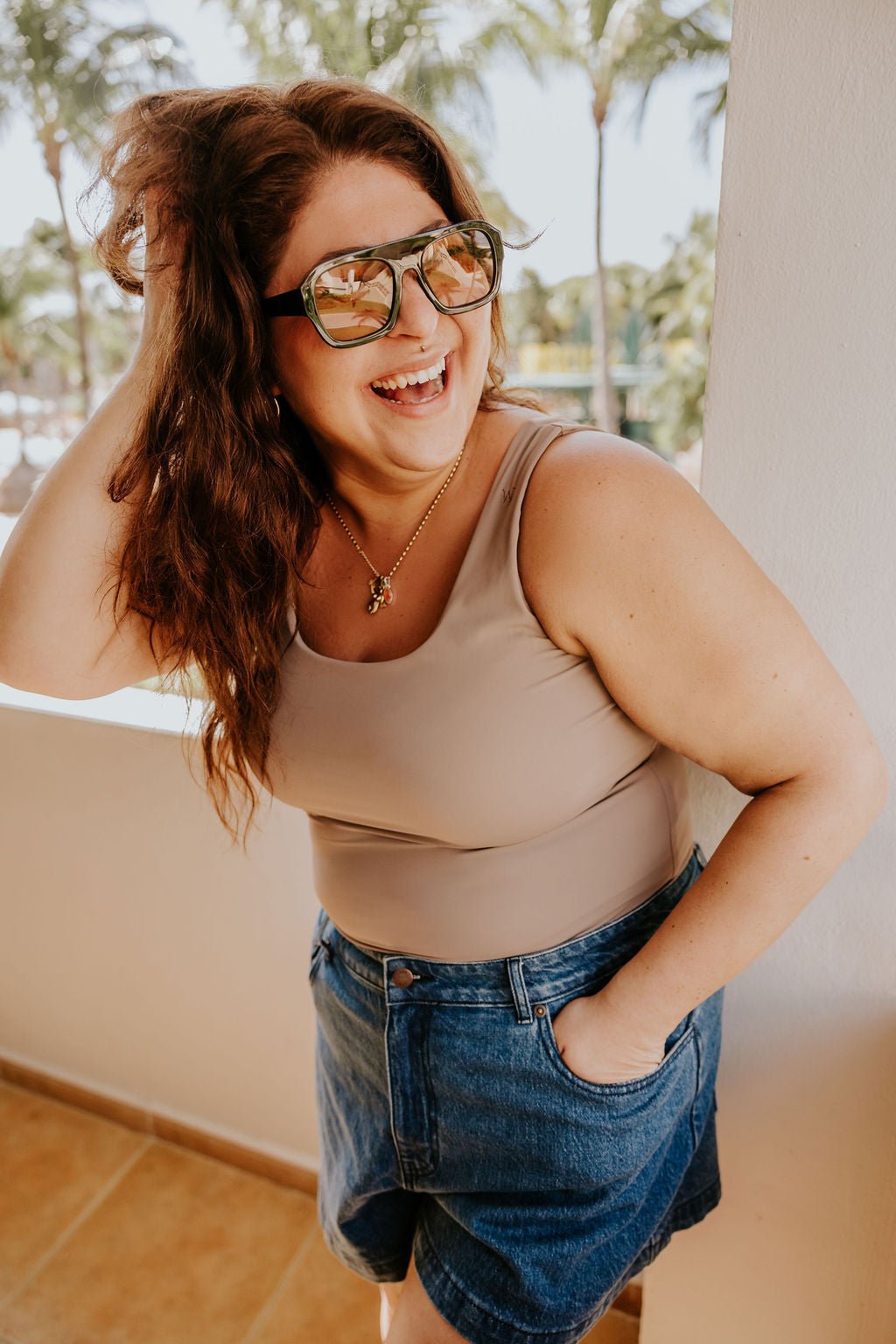 BODYSUIT MADELYN - GREIGE - WILL&YOU