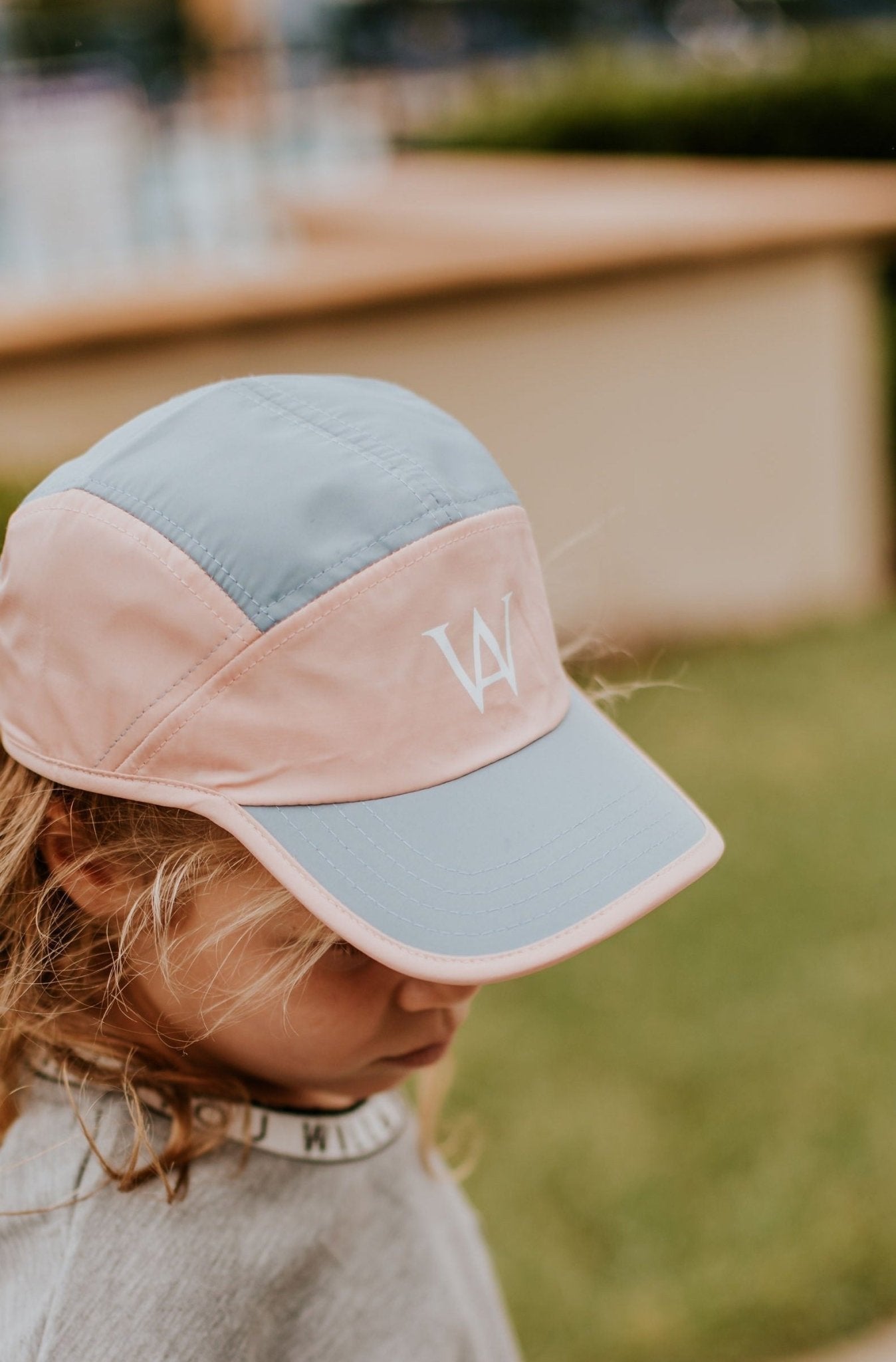 CASQUETTE TAYLOR (ENFANT) -BLEU & CORAIL - WILL&YOU