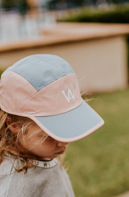 CASQUETTE TAYLOR (ENFANT) -BLEU & CORAIL - WILL&YOU