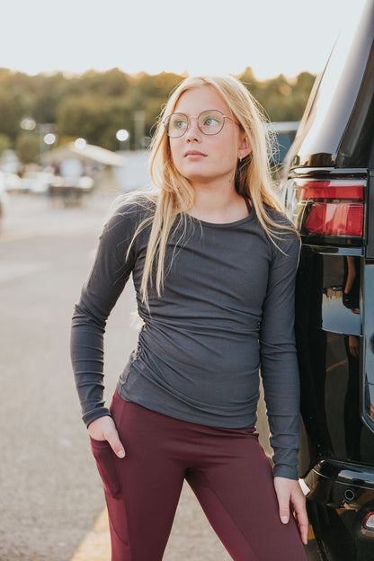 CHANDAIL LUCIA - CHARCOAL - WILL&YOU