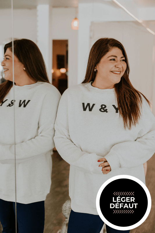 CHANDAIL SPORT MÉLI - GRIS - "LÉGER DÉFAUT" - WILL&YOU