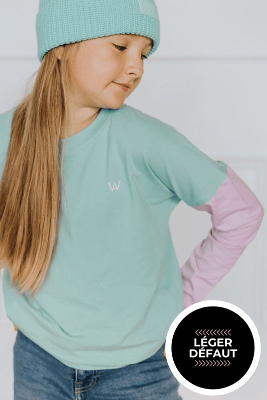 CHANDAIL VIOLETTE "LÉGER DÉFAUT" - WILL&YOU