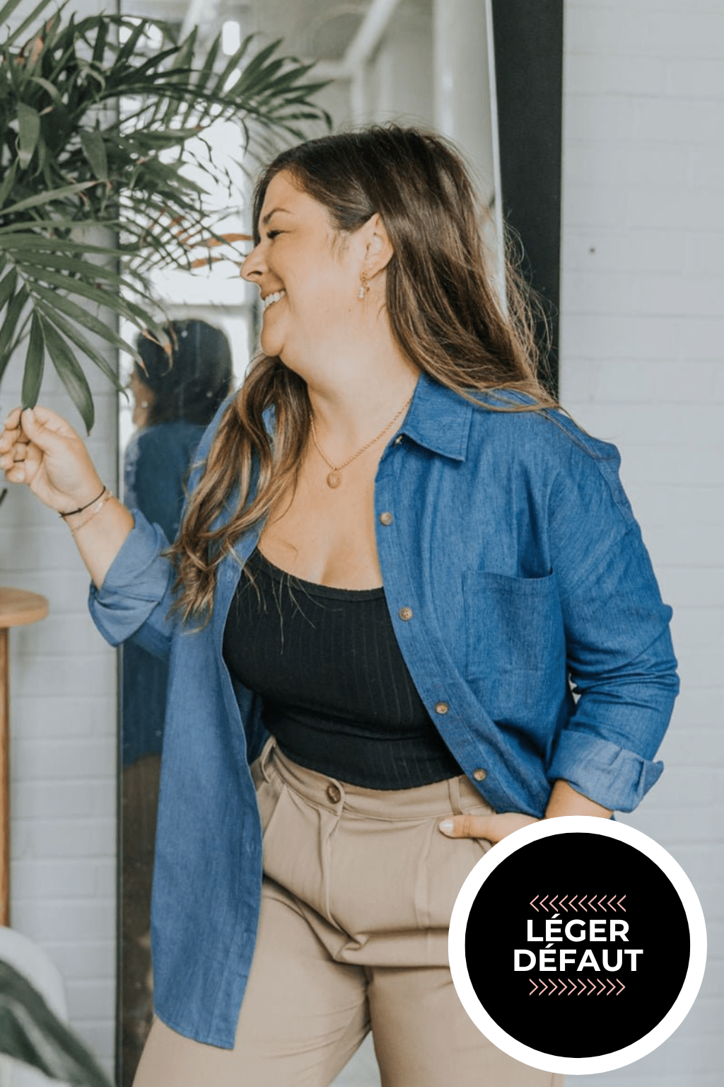 CHEMISE DENIM SUKI "LÉGER DÉFAUT" - WILL&YOU