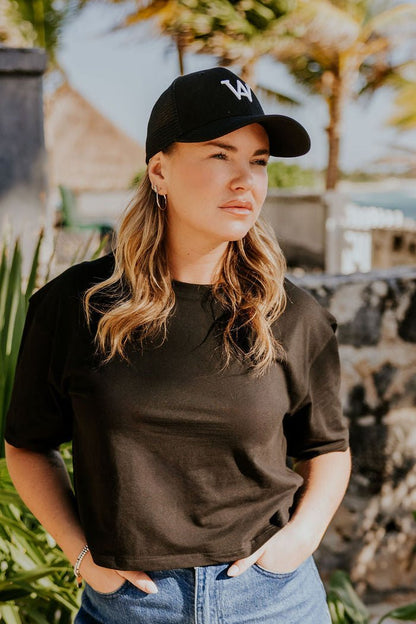 CROP TOP LANA - NOIR - WILL&YOU