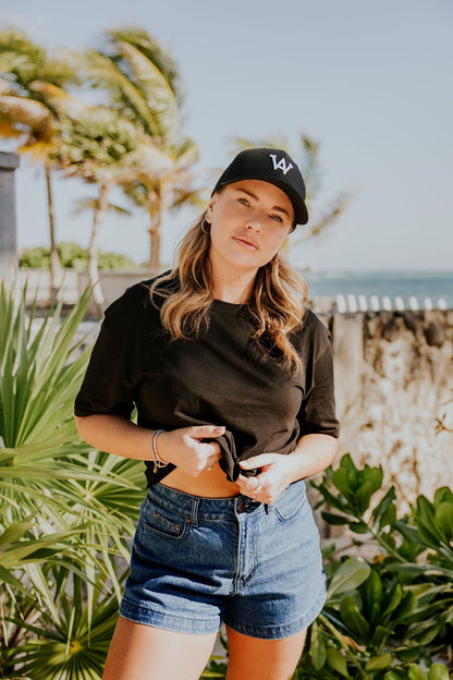 CROP TOP LANA - NOIR - WILL&YOU