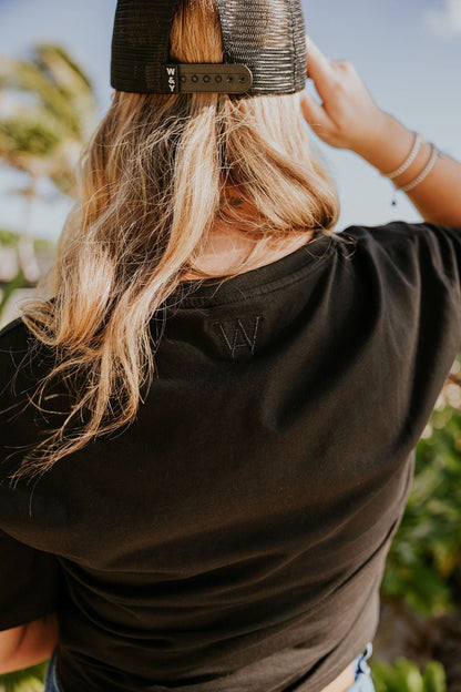 CROP TOP LANA - NOIR - WILL&YOU