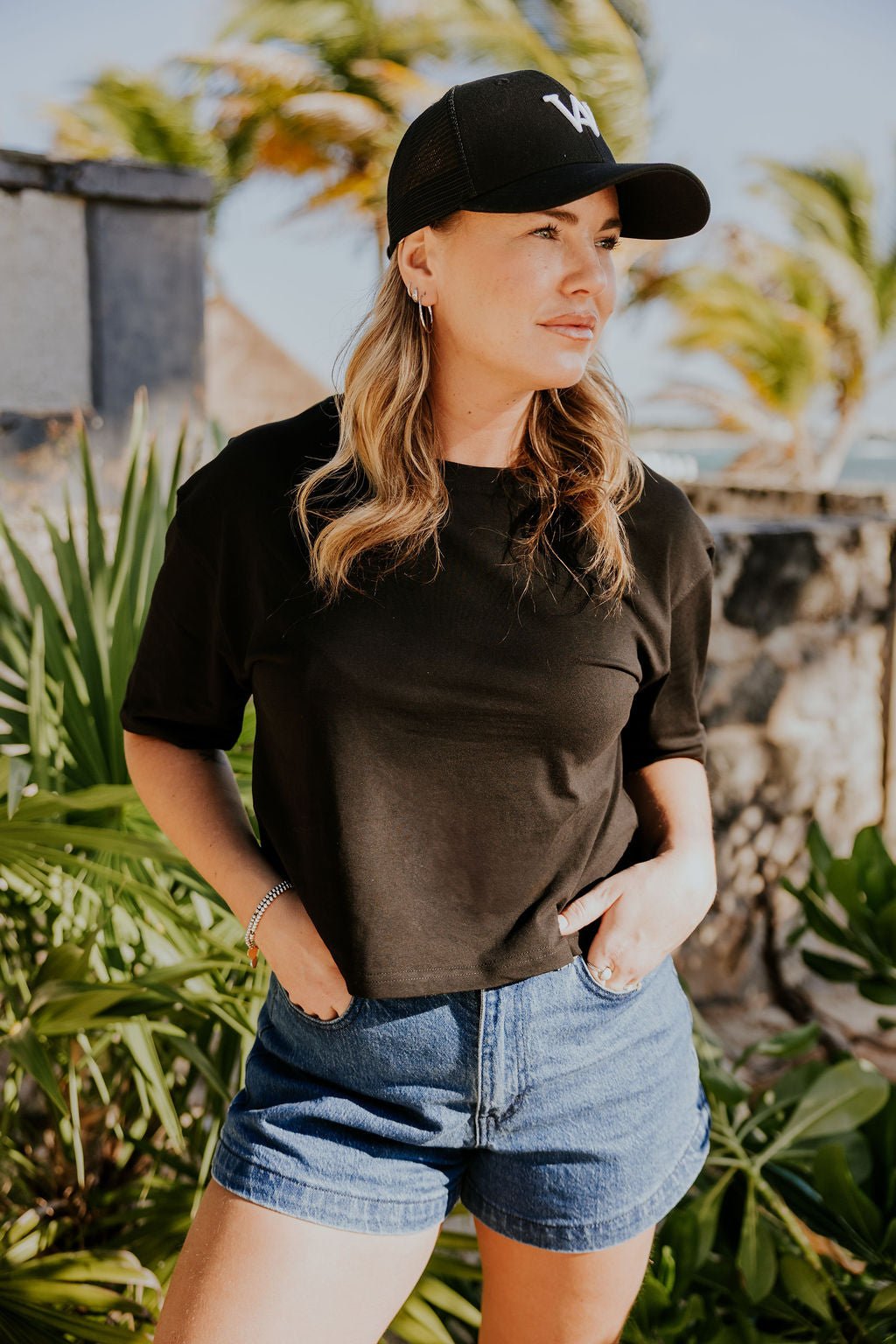 CROP TOP LANA - NOIR - WILL&YOU