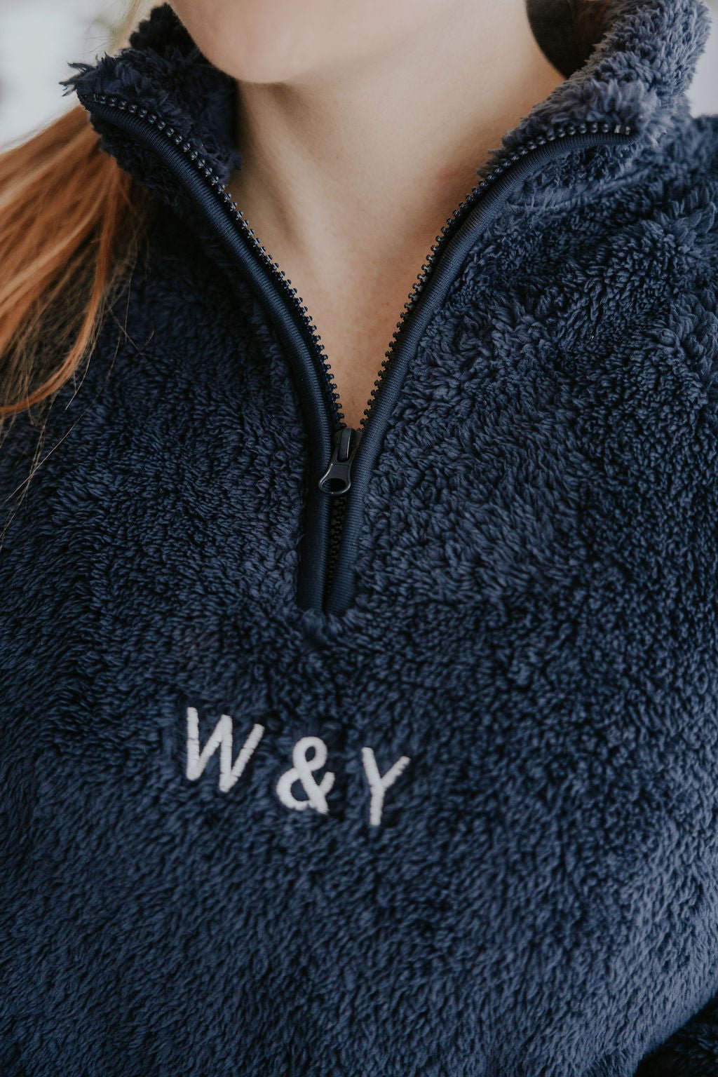 DEMI ZIP SHERPA FLORENCE - NAVY - WILL&YOU