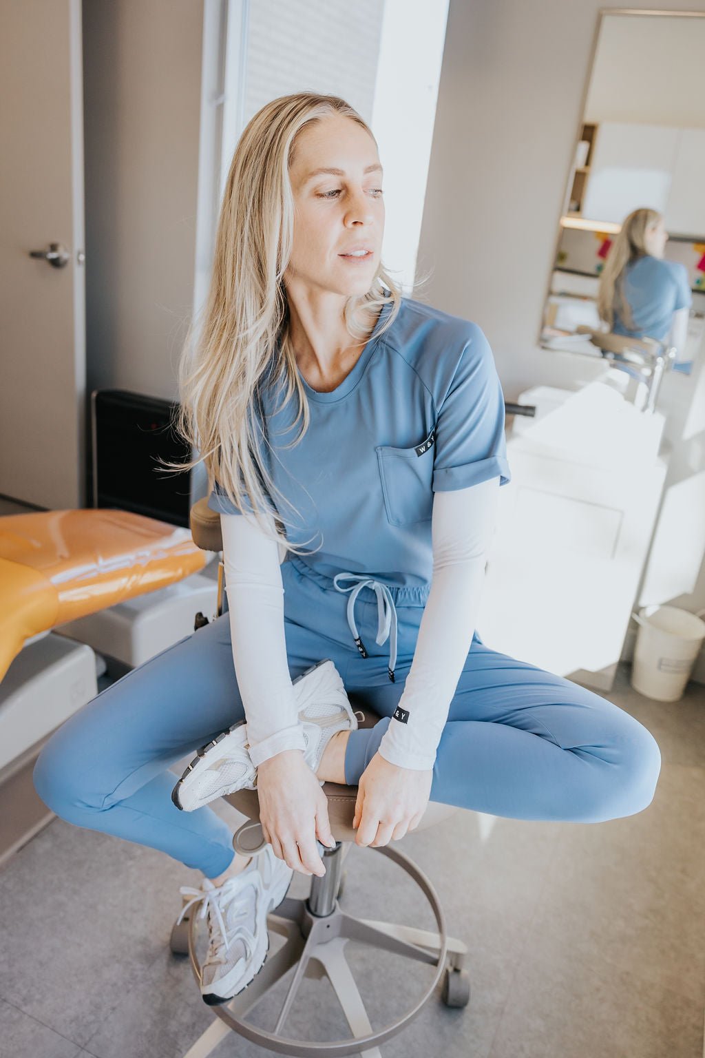 HAUT D'UNIFORME SHEPHERD - BLEU ACIER - WILL&YOU